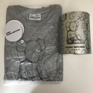 KAWS SEEING/WATCHING Limited Edition T-Shirt SZ M